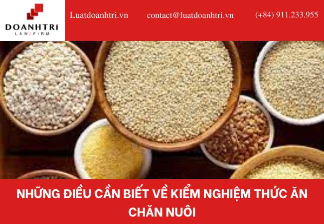 NHỮNG ĐIỀU CẦN BIẾT VỀ KIỂM NGHIỆM THỨC ĂN CHĂN NUÔI