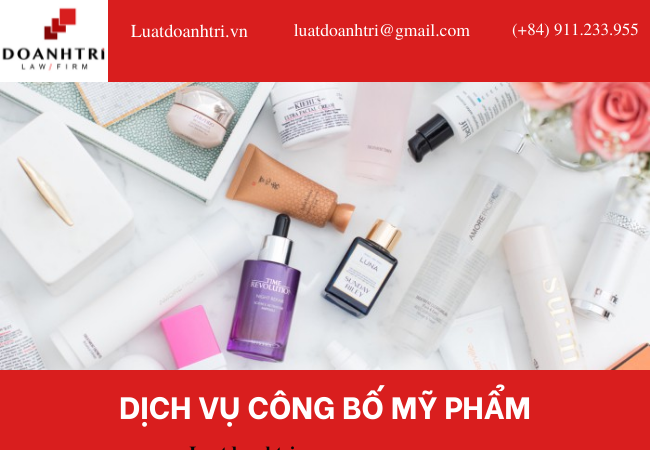 DỊCH VỤ CÔNG BỐ MỸ PHẨM