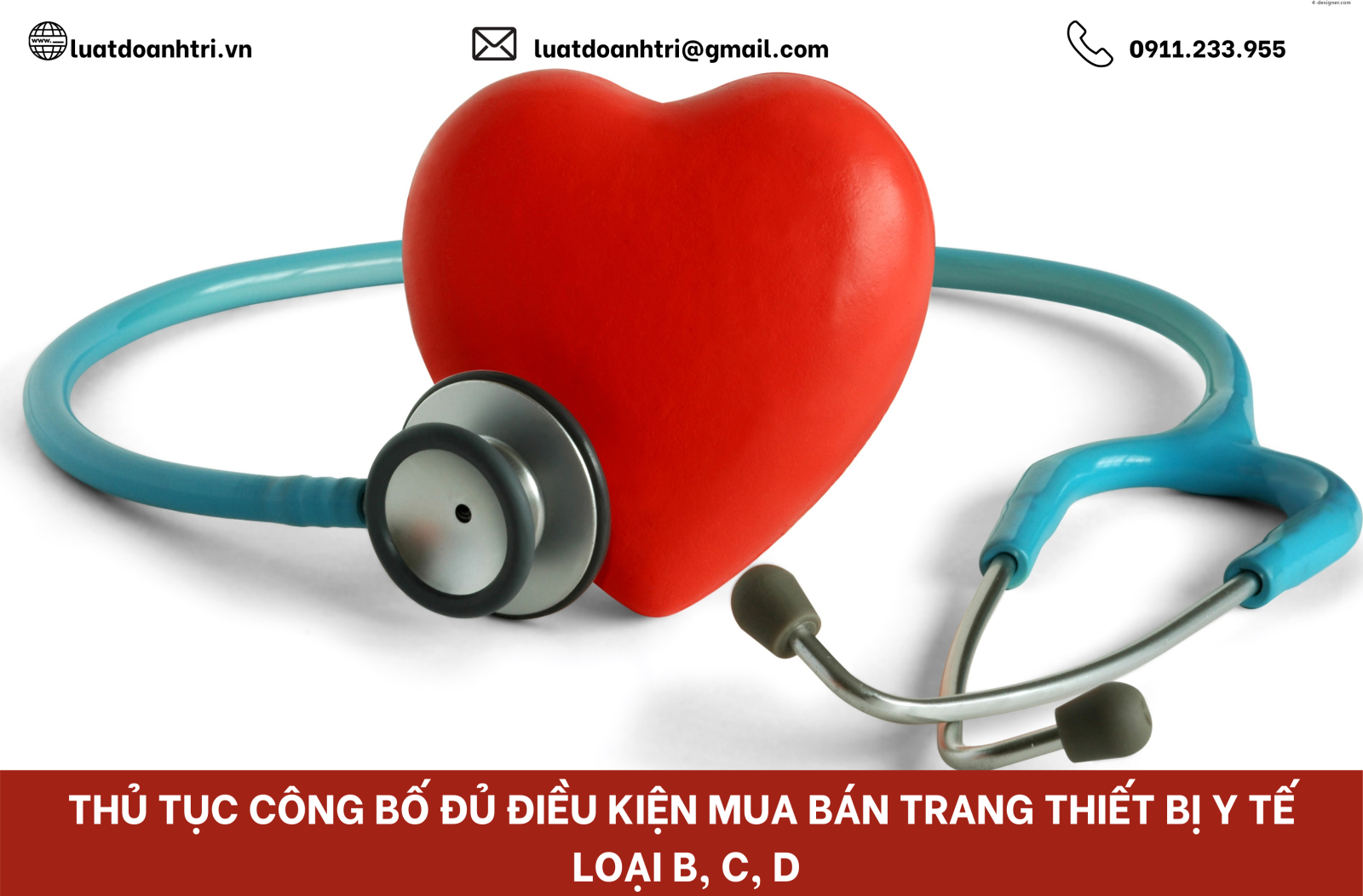 THỦ TỤC CÔNG BỐ ĐỦ ĐIỀU KIỆN MUA BÁN TRANG THIẾT BỊ Y TẾ LOẠI B, C, D