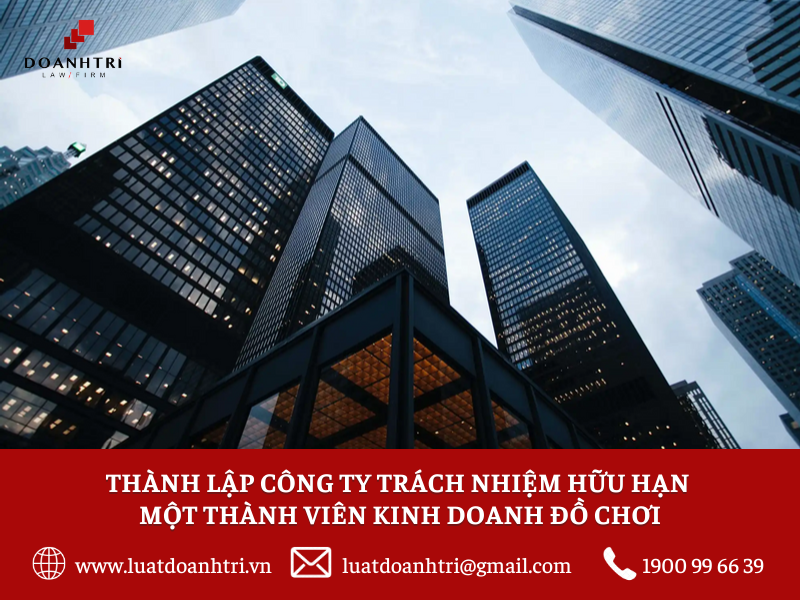 Thành lập công ty trách nhiệm hữu hạn một thành viên kinh doanh đồ chơi