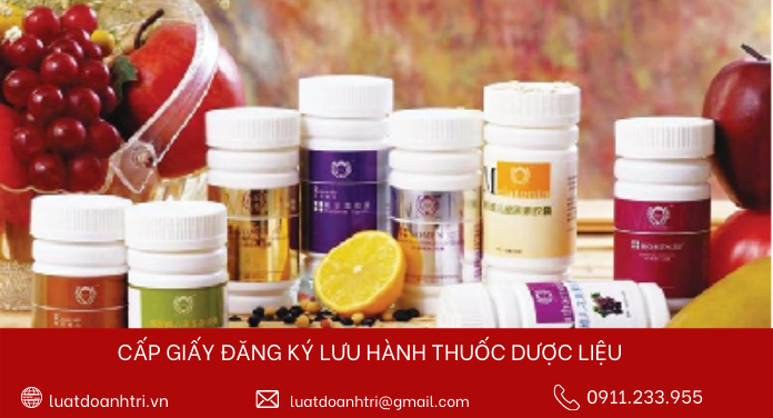 CẤP GIẤY ĐĂNG KÝ LƯU HÀNH THUỐC DƯỢC LIỆU