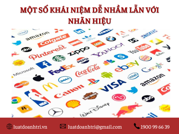 Nhãn hiệu không phải nhãn hàng hoá - Một số khái niệm dễ nhầm lẫn với nhãn hiệu