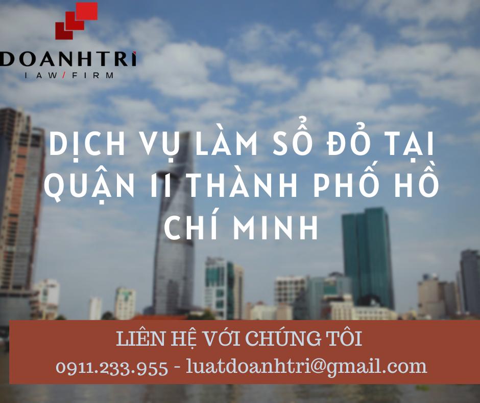 ĐỊA ĐIỂM LÀM SỔ ĐỎ TẠI QUẬN 11 TP HỒ CHÍ MINH