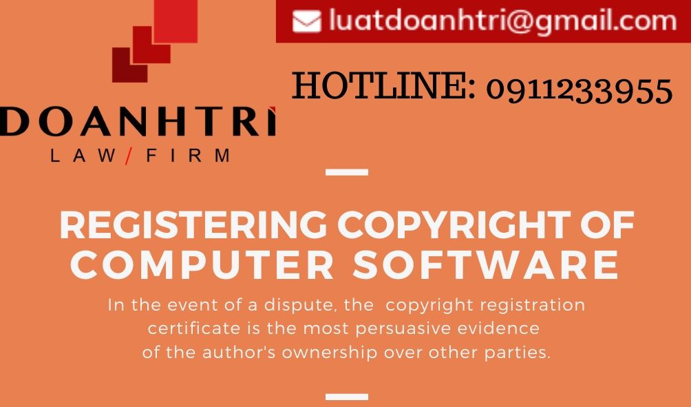 REGISTERING COPYRIGHT OF COMPUTER SOFTWARE