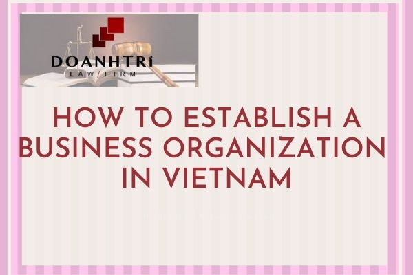 SET UP A COMPANY IN VIETNAM: HOW TO ESTABLISH A BUSINESS ORGANIZATION?