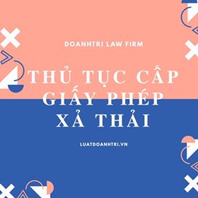 Giấy phép xả thải vào nguồn nước