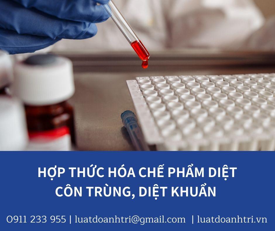 HỢP THỨC HÓA CHẾ PHẨM DIỆT CÔN TRÙNG, DIỆT KHUẨN