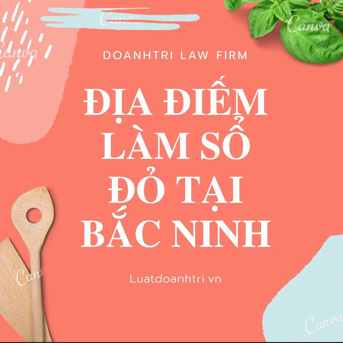 ĐỊA DIỂM LÀM SỔ ĐỎ TẠI BẮC NINH 